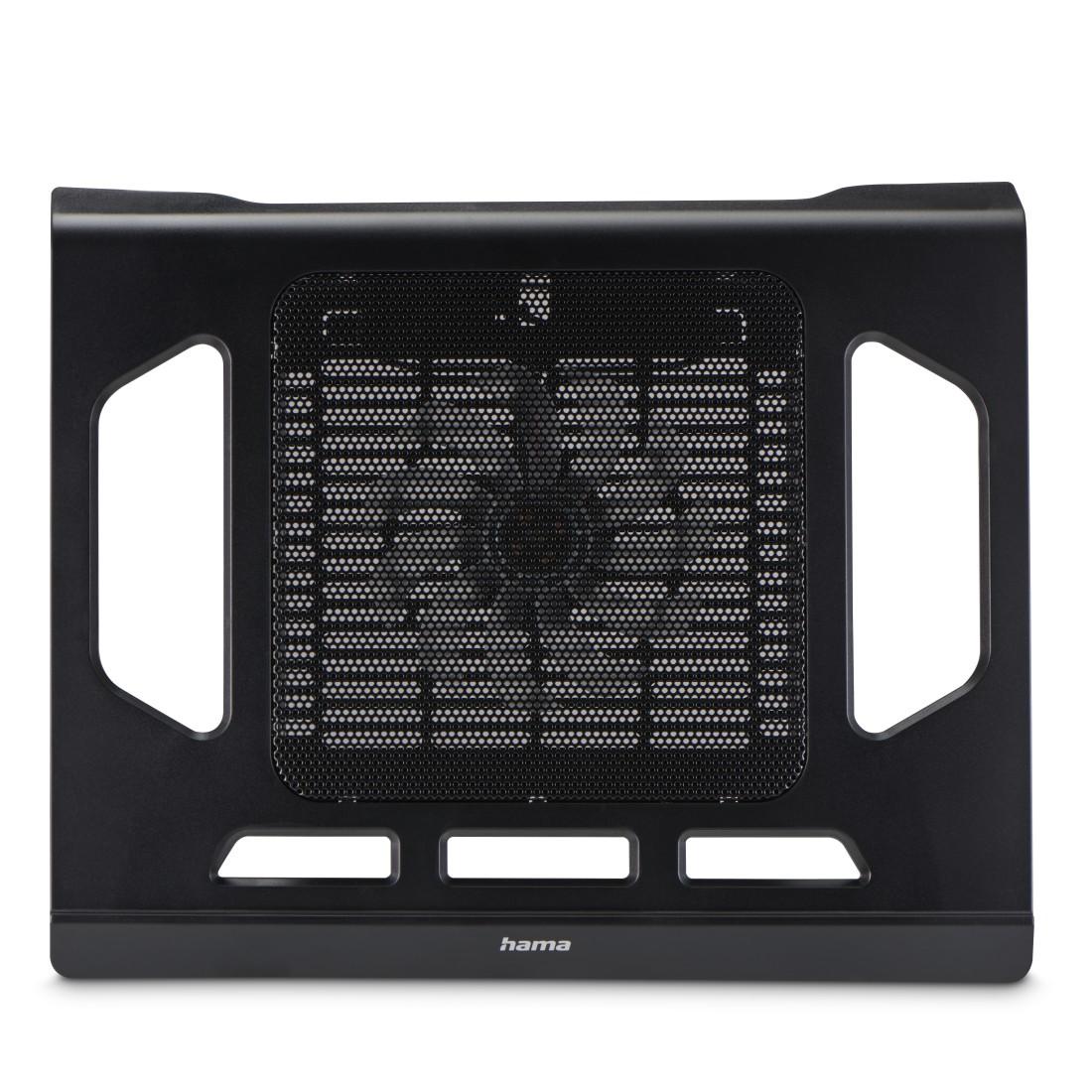 HAMA "BLACK" LAPTOP COOLER, QUIET, UP TO 40 CM (15.6"), BLACK