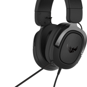 GAMING EARPHONE ASUS TUF GAMING H3 GUN METAL, 7.1 VIRTUAL SURROUND SOUND