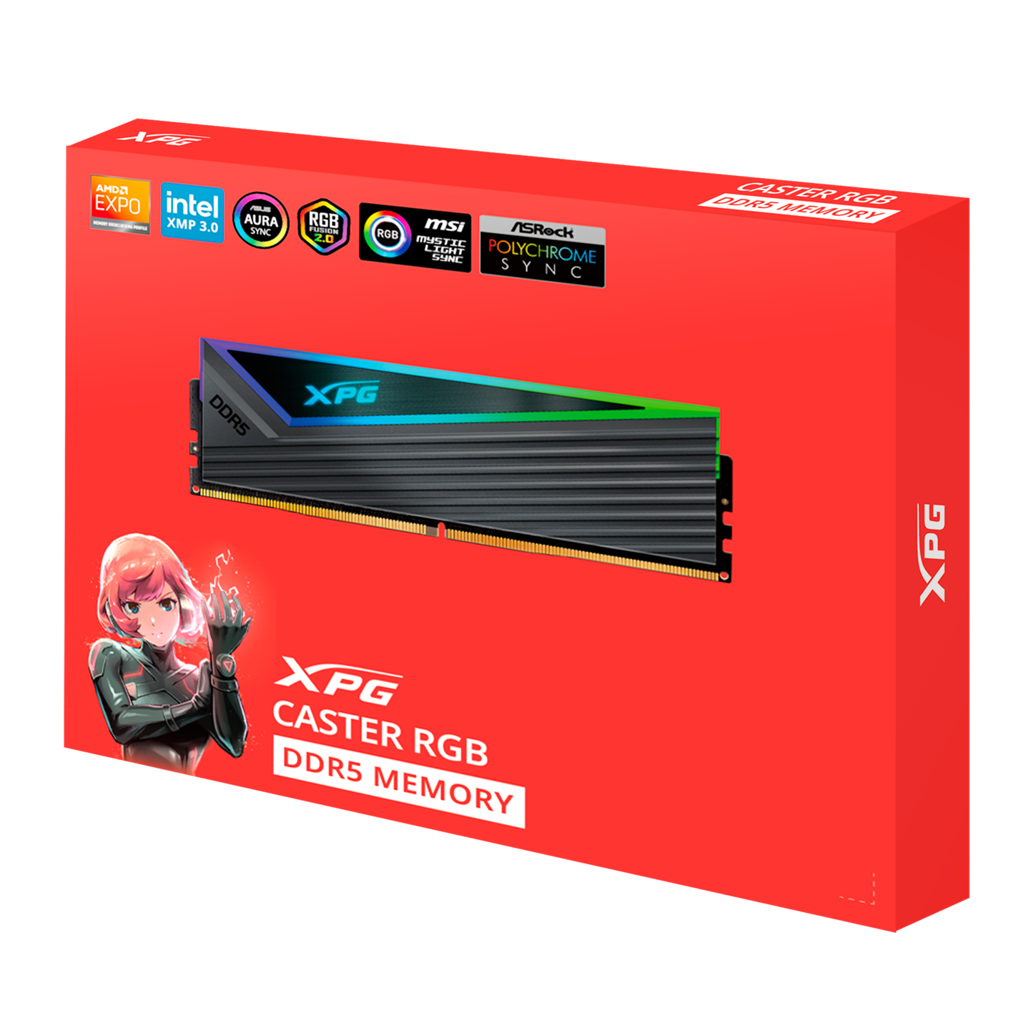 2X16G DDR5 6000 XPG CASTER RGB