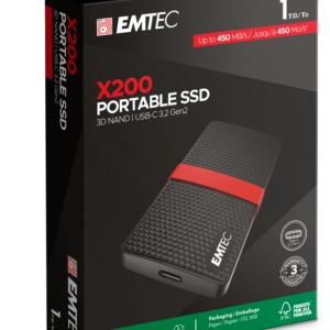 EMTEC EXT SSD X200 1T /USB-C