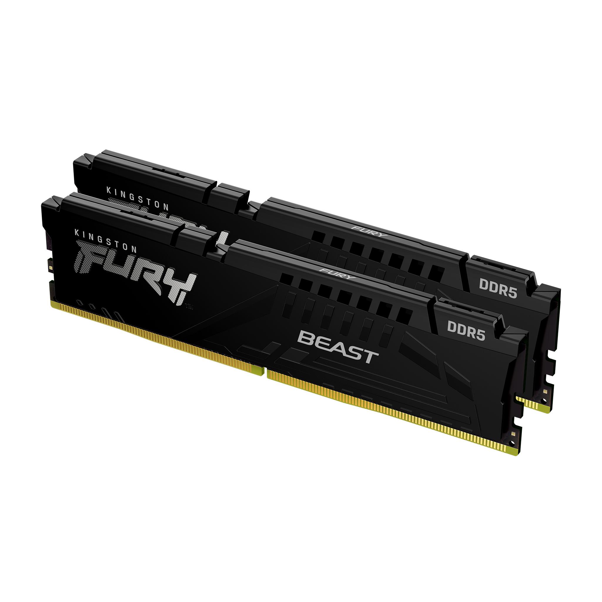 KINGSTON FURY BEAST BLACK 64GB(2X32GB) DDR5 - KF560C30BBEK2-64