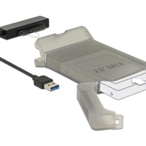 DELOCK CONVERTER USB 3.0 TYPE-A MALE > SATA 6 GB/S 22 PIN WITH 2.5″ PROTECTION COVER