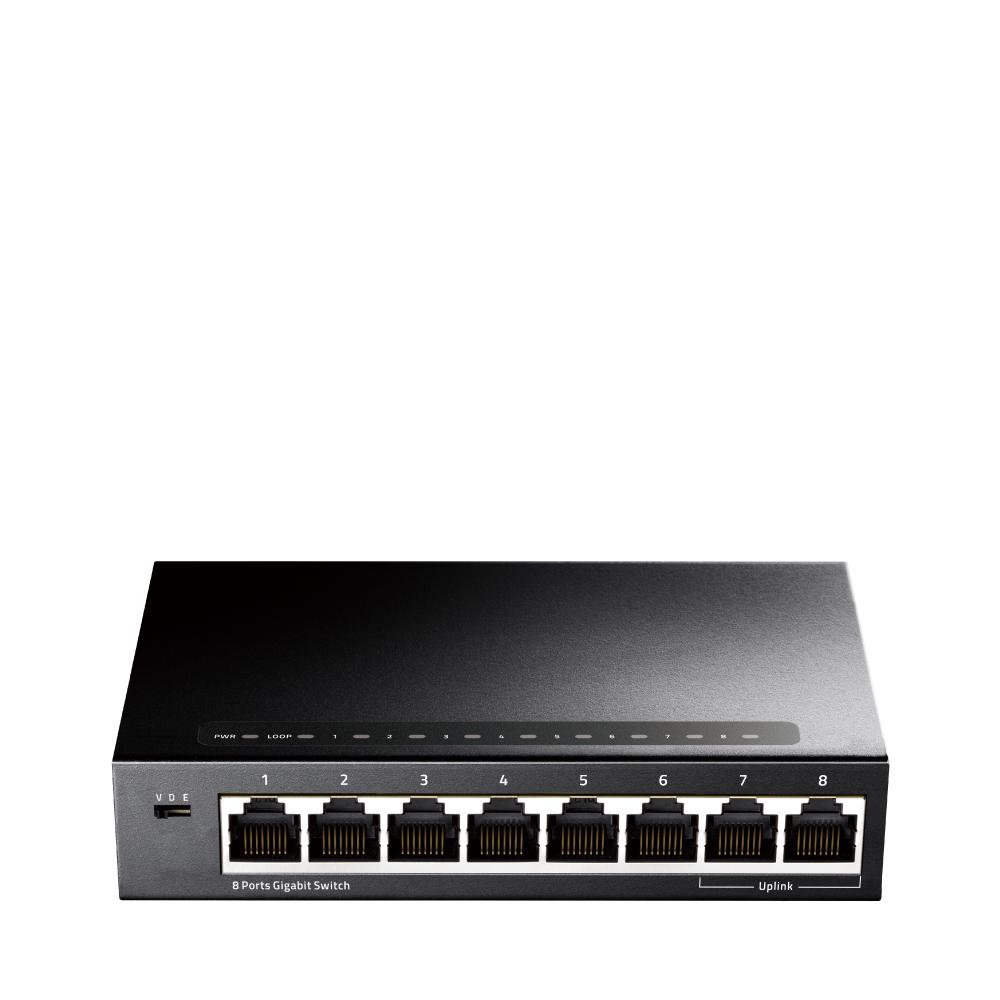 SWITCH CUDY GS108 8-PORT GIGABIT DESKTOP SWITCH
