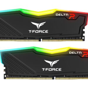 TEAM GROUP T-FORCE DELTA RGB BLACK DDR4 16GB (2X8GB) 3200MHZ 1.35V