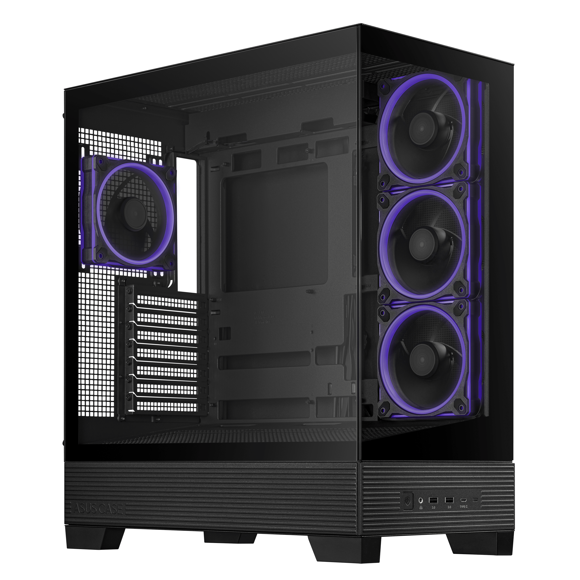 CASE ASUS A31 PLUS ARGB BLACK