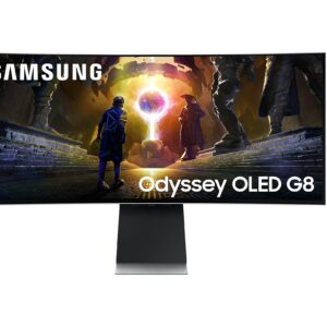 SAMSUNG ODYSSEY OLED G8 G85SD ULTRA WQHD - 34" CURVED 1800R, 175 HZ, 0.03MS