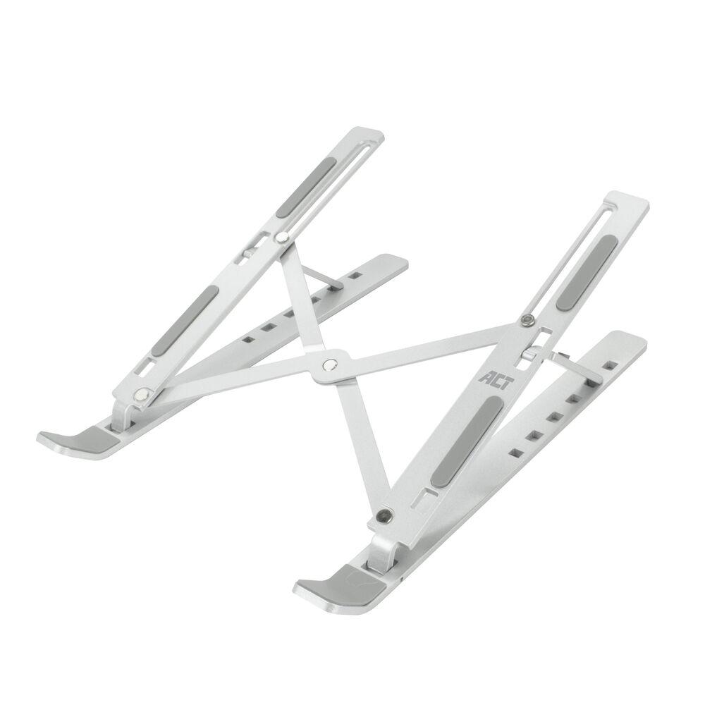 FOLDABLE ALUMINUM LAPTOP STAND ACT AC8120, 6 POSITIONS