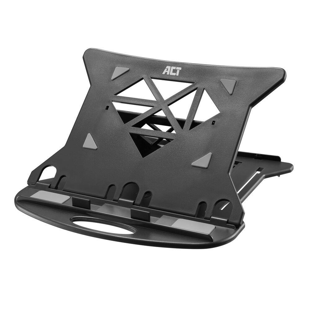 FOLDABLE LIGHTWEIGHT LAPTOP STAND ACT AC8150, 7 POSITIONS, BLACK