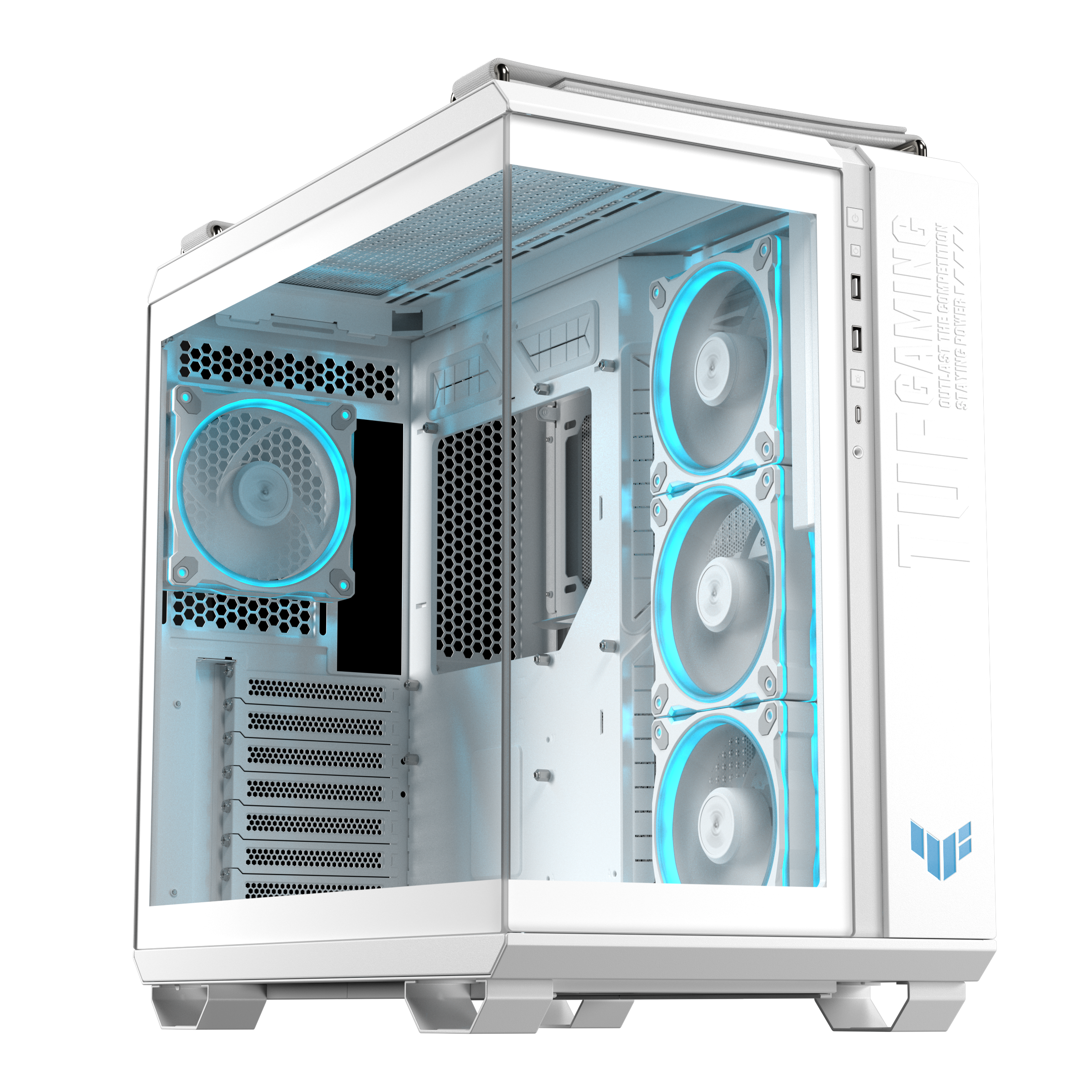 CASE ASUS TUF GAMING GT502 HORIZON ARGB WHITE EDITION