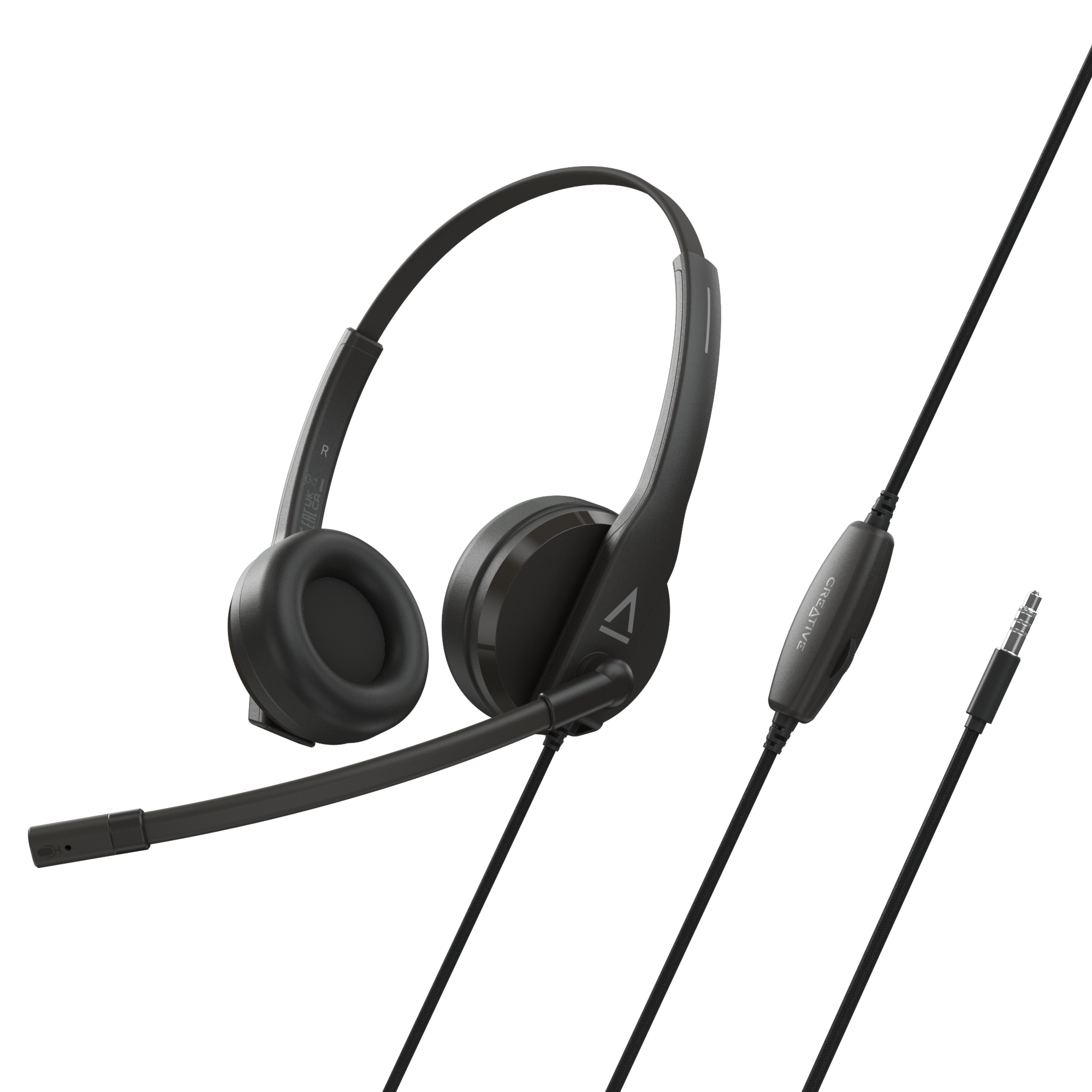 HEADPHONES WITH MICROPHONE CREATIVE HS-230 - USB ADAPTER