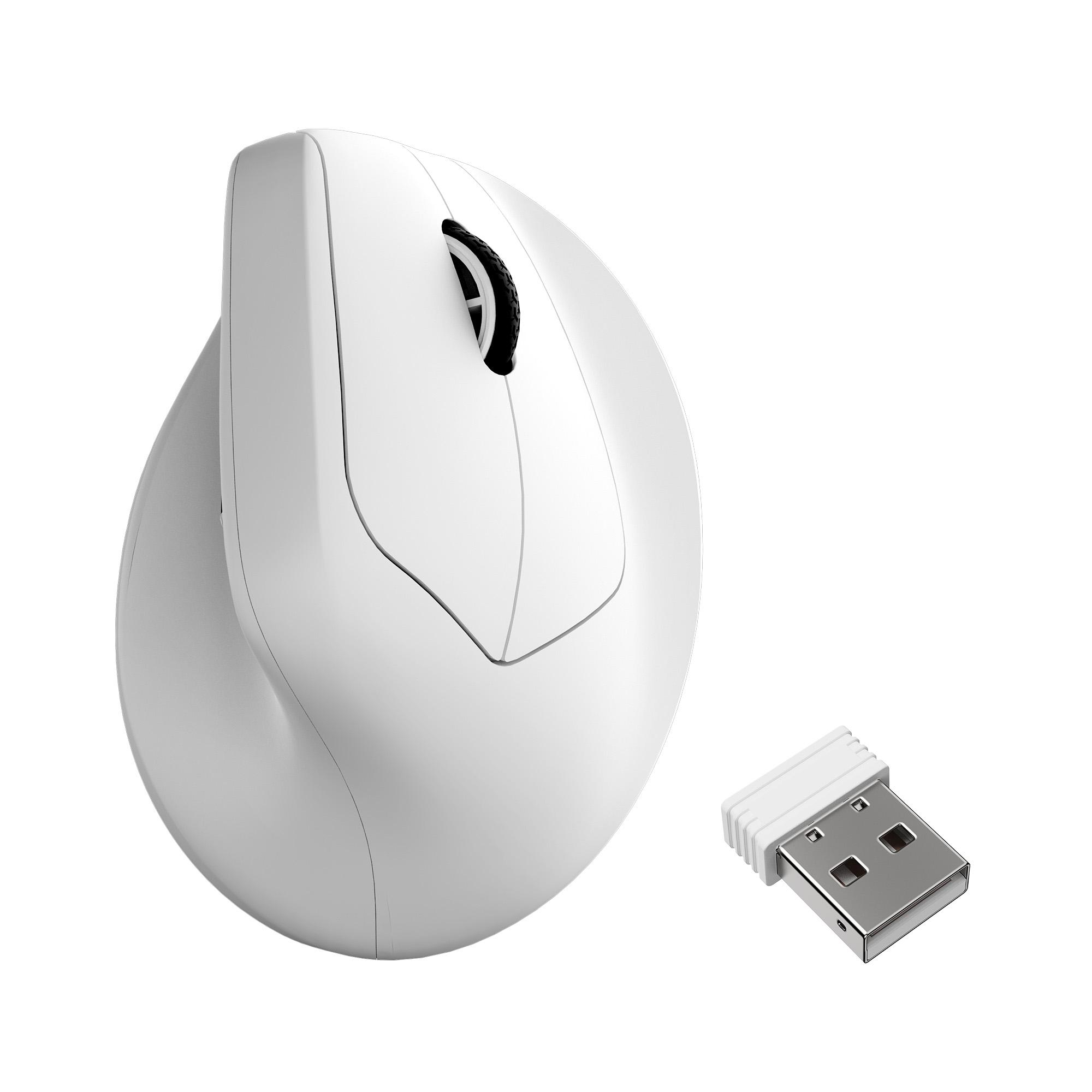 KEYCHRON M5 WIRELESS ERGONOMIC MOUSE 8K WHITE