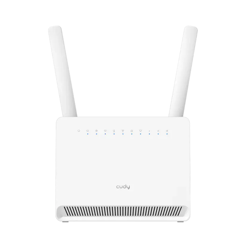 WIRELESS ROUTER CUDY LT15E WIFI6, 4G LTE, AX3000, 4X 10/100/1000, 6 ANTENNAS