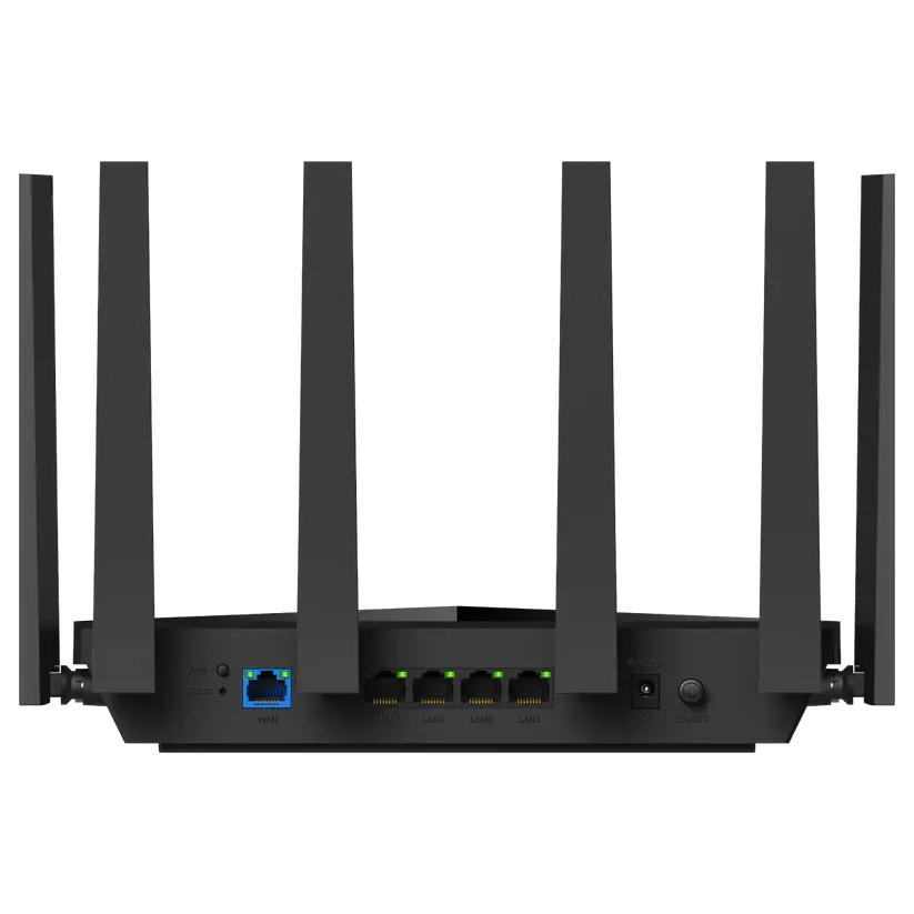 WIRELESS ROUTER CUDY BE6500 2.5GHZ WI-FI 7, 1X2.5GBPS WAN PORT, 4X10/100/1000, 6X5DBI ANTENNAS