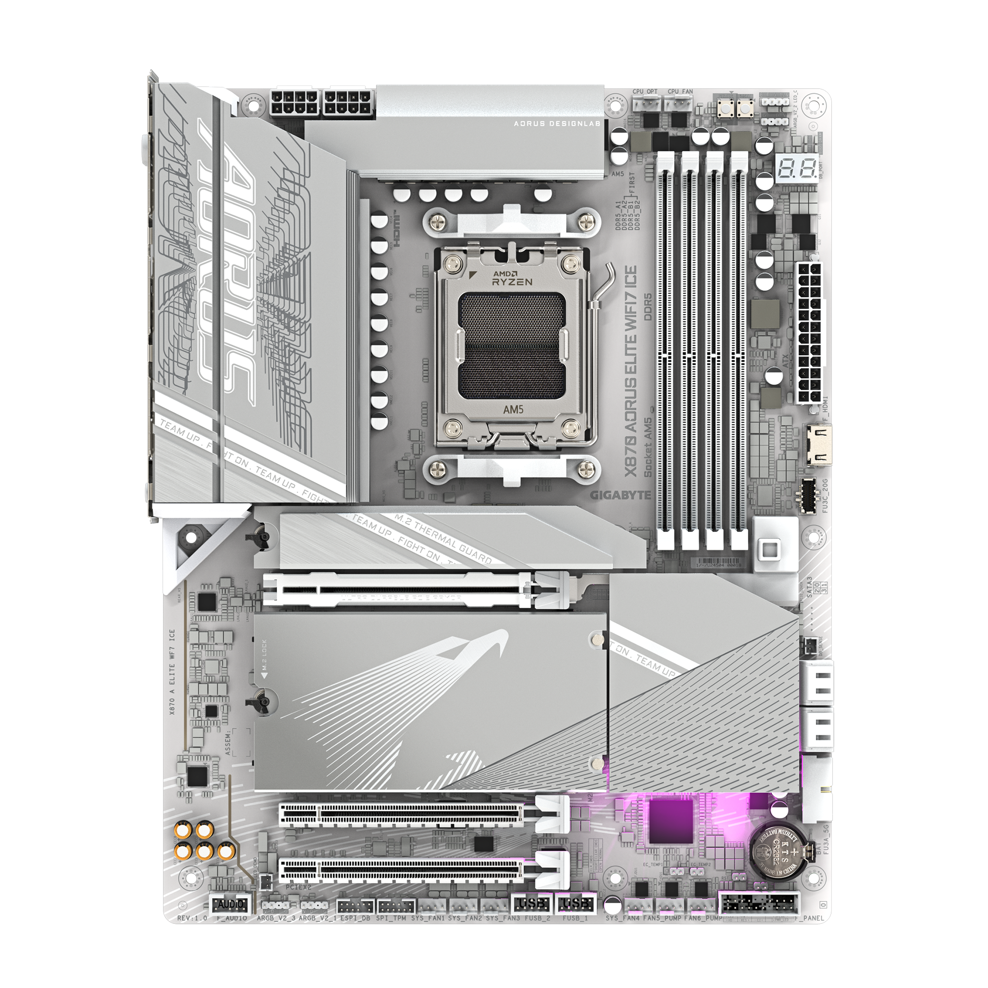 GIGABYTE X870 AORUS ELITE ICE WIFI 7, SOCKET AM5