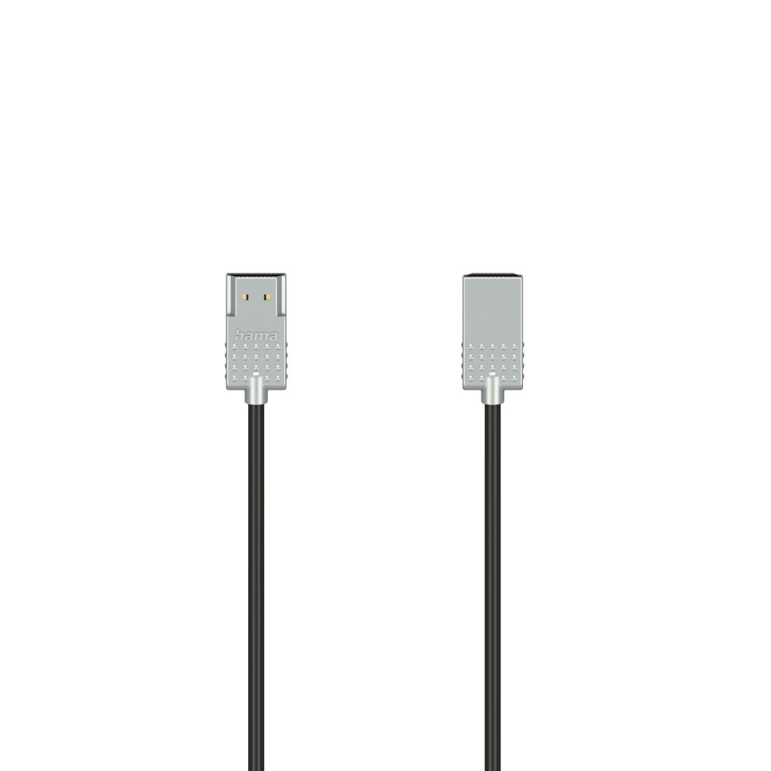 HAMA "ULTRA-SLIM" HIGH-SPEED HDMI™ CABLE, 4K, PLUG PLUG, ETHERNET, 2.0 M