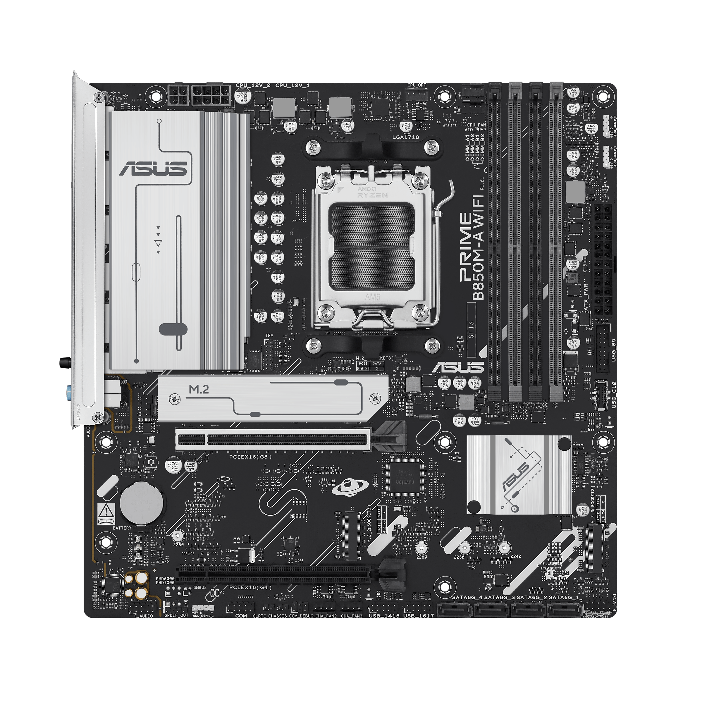 ASUS PRIME B850M-A WIFI 6E SOCKET AM5