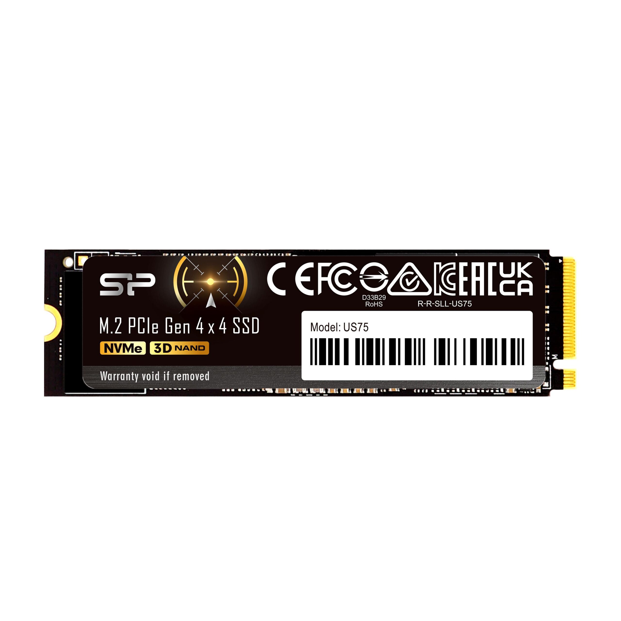SSD SILICON POWER US75 1TB M.2-2280, PCIE, GEN 4X4 NVME