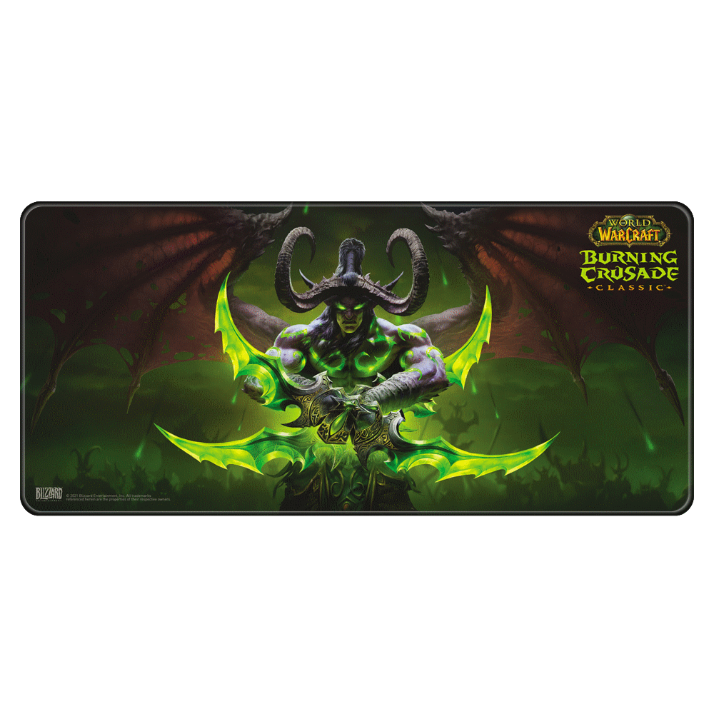 GAMING MOUSEPAD WORLD OF WARCRAFT BURNING CRUSADE ILLIDAN, XL