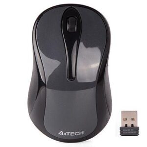 WIRELESS MOUSE A4TECH G3-280NS, 2.4G HZ, SILENT, GREY