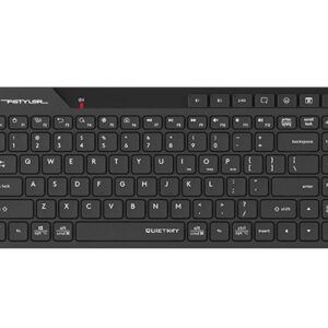 A4TECH FBK26C AS FSTYLER WIRELESS MINI SILENT KEYBOARD, MULTI-MODE, RECHARGEABLE BATTERY, USB, CYRILLIC