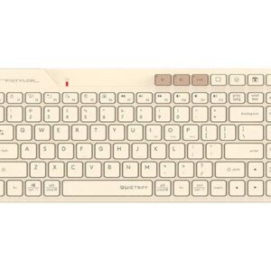 A4TECH FBK26C AS CAFE LATTE FSTYLER WIRELESS MINI SILENT KEYBOARD, MULTI-MODE, CYRILLIC