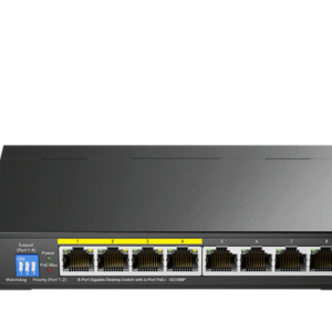 SWITCH CUDY GS1008P 8-PORT GIGABIT POE+ SWITCH, 60W, UNMANAGED