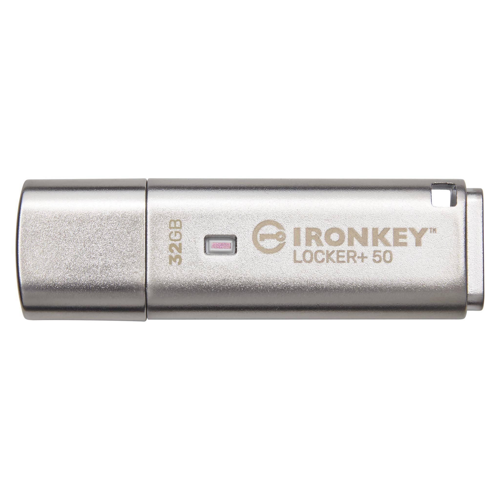 USB STICK KINGSTON IRONKEY LOCKER+ 50 32GB XTS-AES 256-BIT