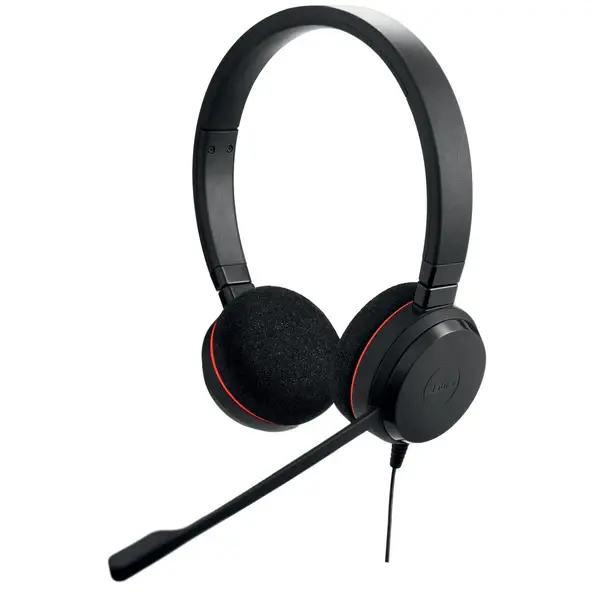 HEADPHONES WITH MICROPHONE JABRA EVOLVE 20 MS STEREO USB-C/А ADAPTER