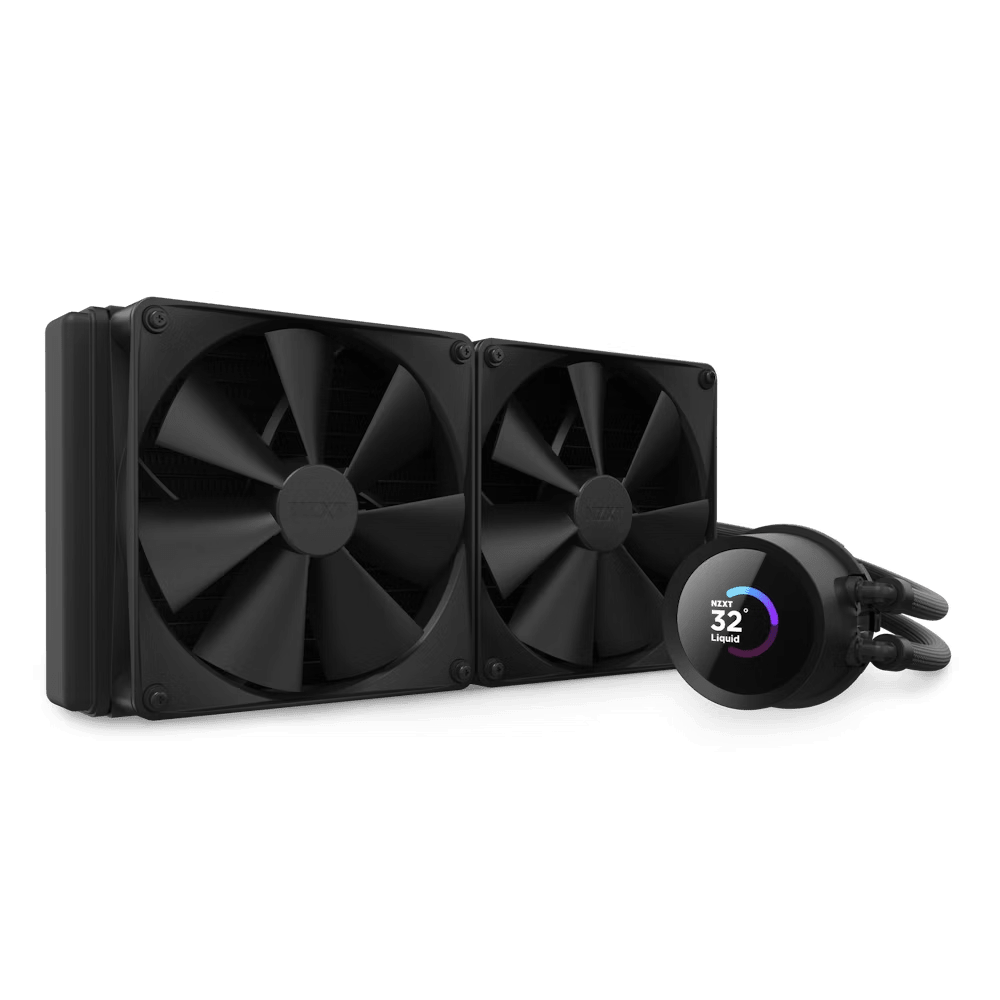 AIO LIQUID COOLER NZXT KRAKEN 280 BLACK - LCD DISPLAY