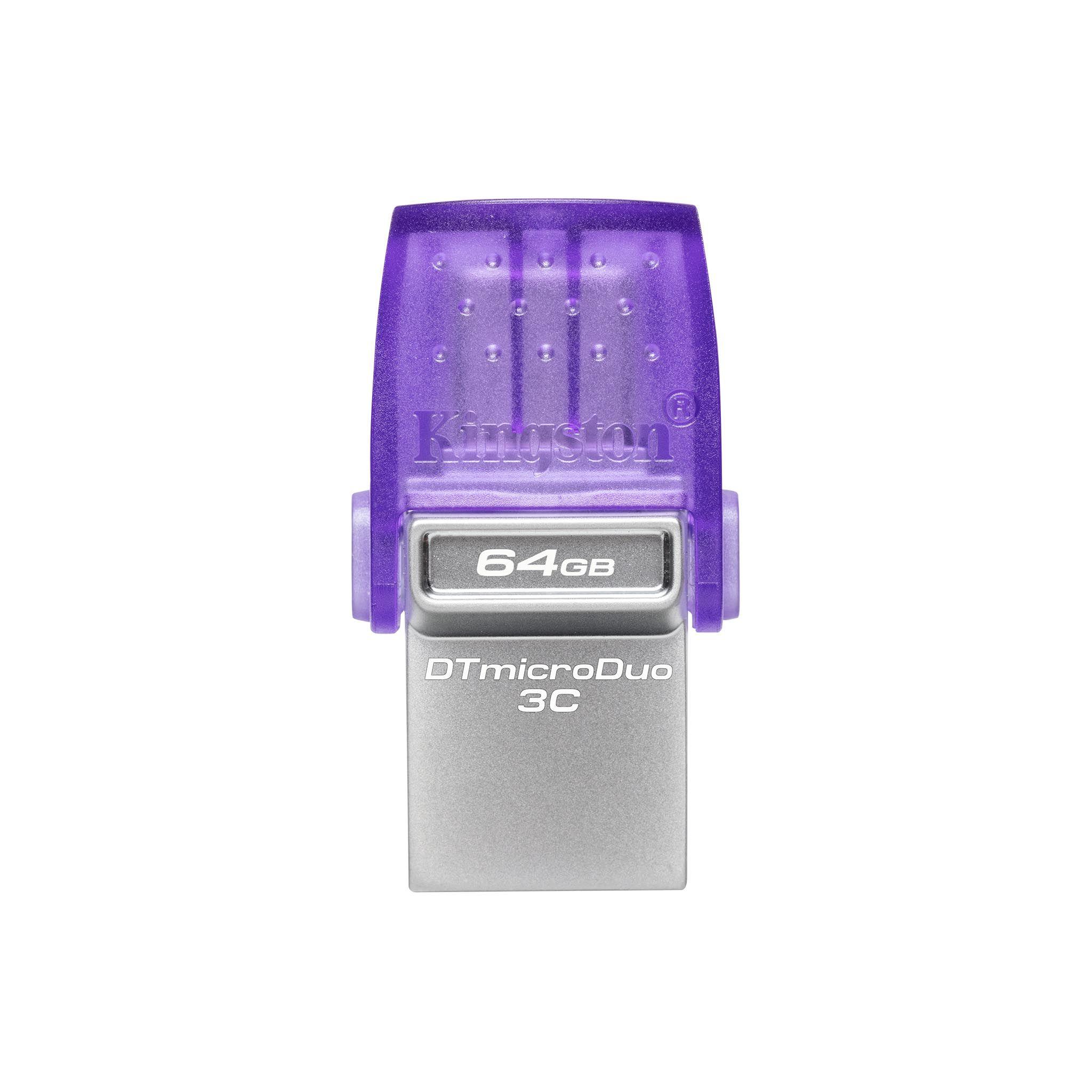 USB STICK KINGSTON DATATRAVELER MICRODUO 3C 64GB