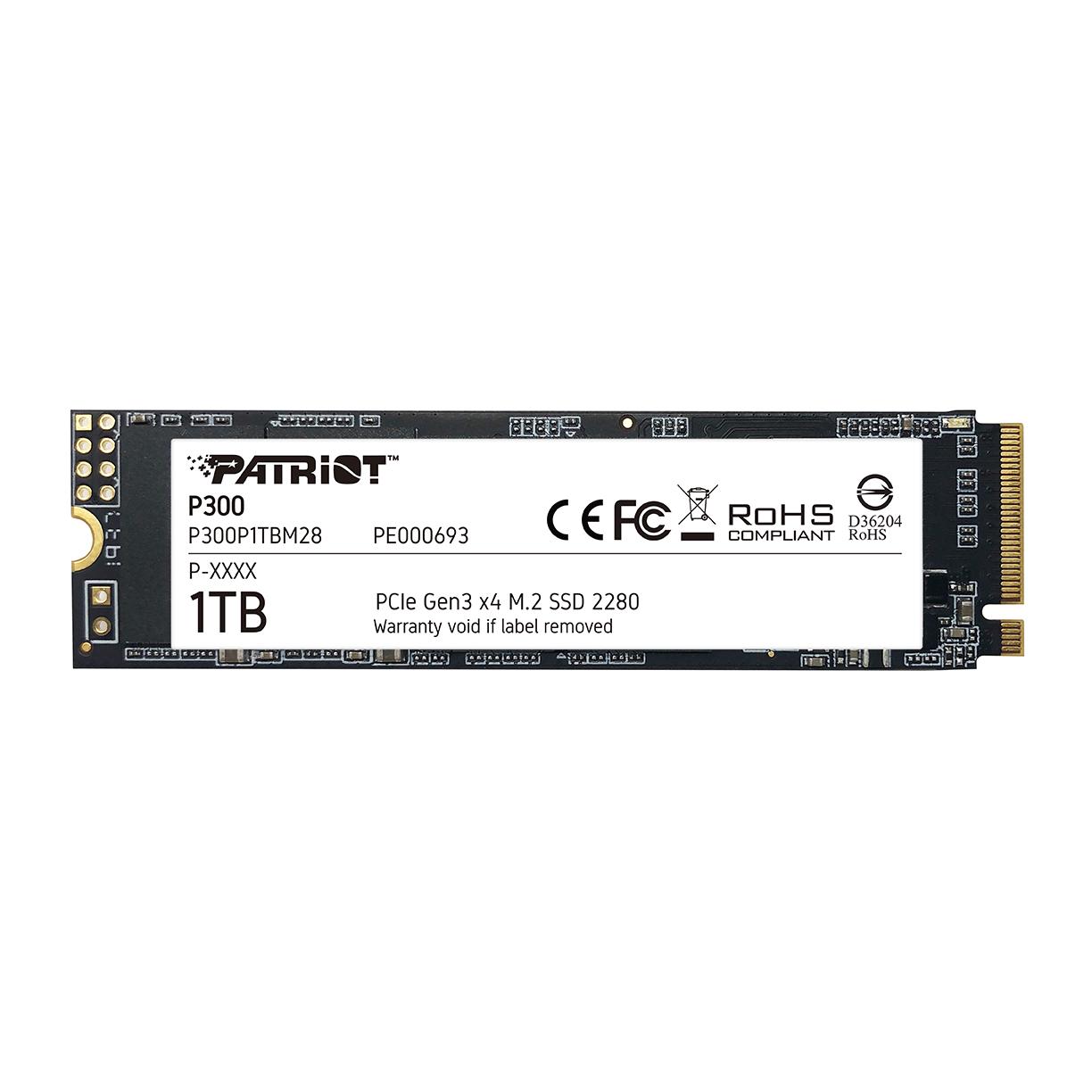 SSD PATRIOT P300 GEN3, 1TB, NVME, M.2
