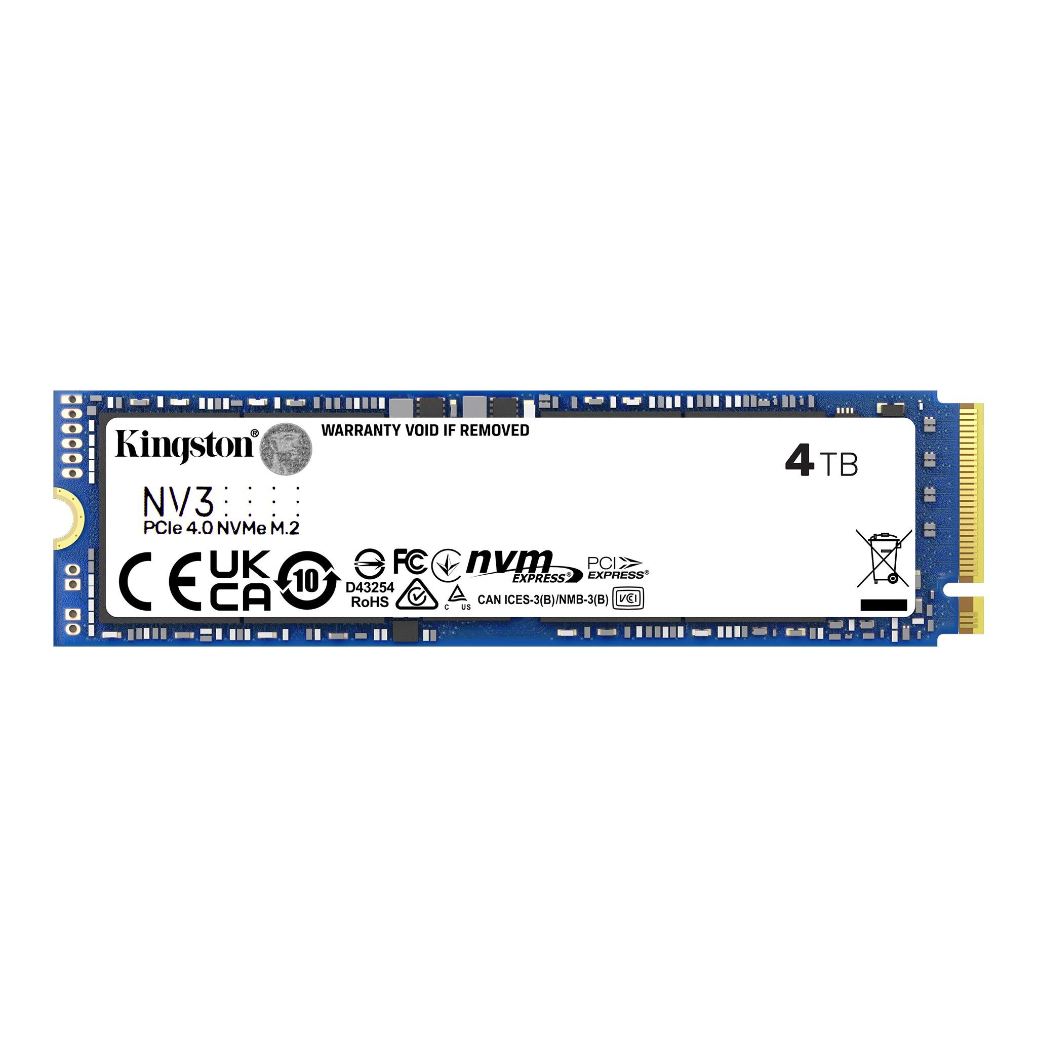 SSD KINGSTON NV3 M.2-2280 PCIE 4.0 NVME 4000GB