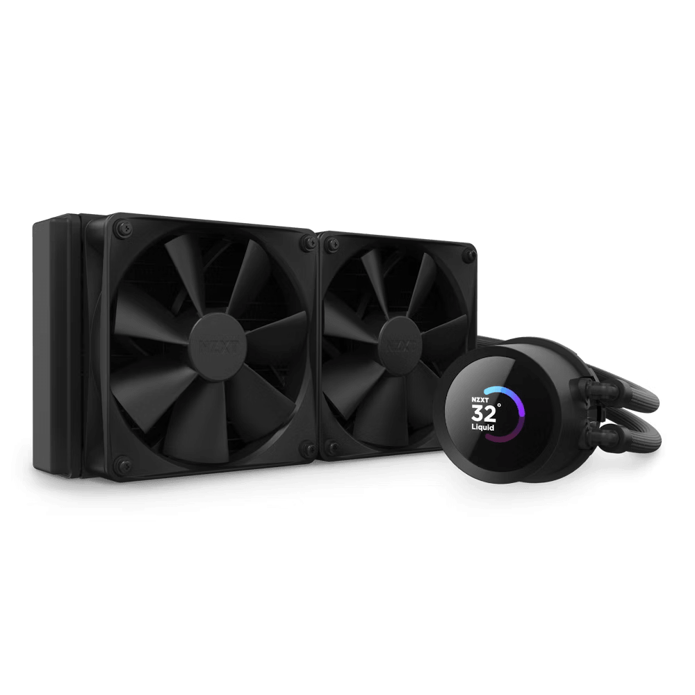 AIO LIQUID COOLER NZXT KRAKEN 240 BLACK - LCD DISPLAY