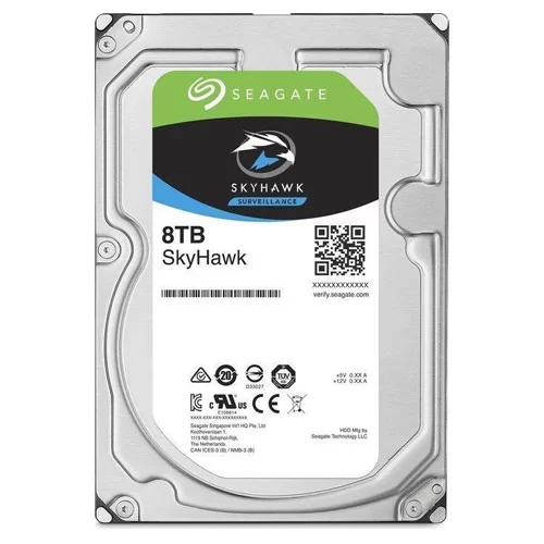 HDD SEAGATE SKYHAWK SURVEILLANCE 8TB, 256MB CACHE, SATA 6.0GB/S