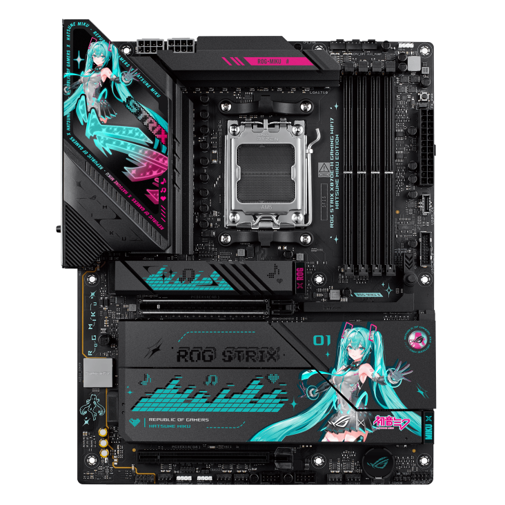 ASUS ROG STRIX X870E-H GAMING HATSUNE MIKU EDITION WIFI 7 AM5 DDR5