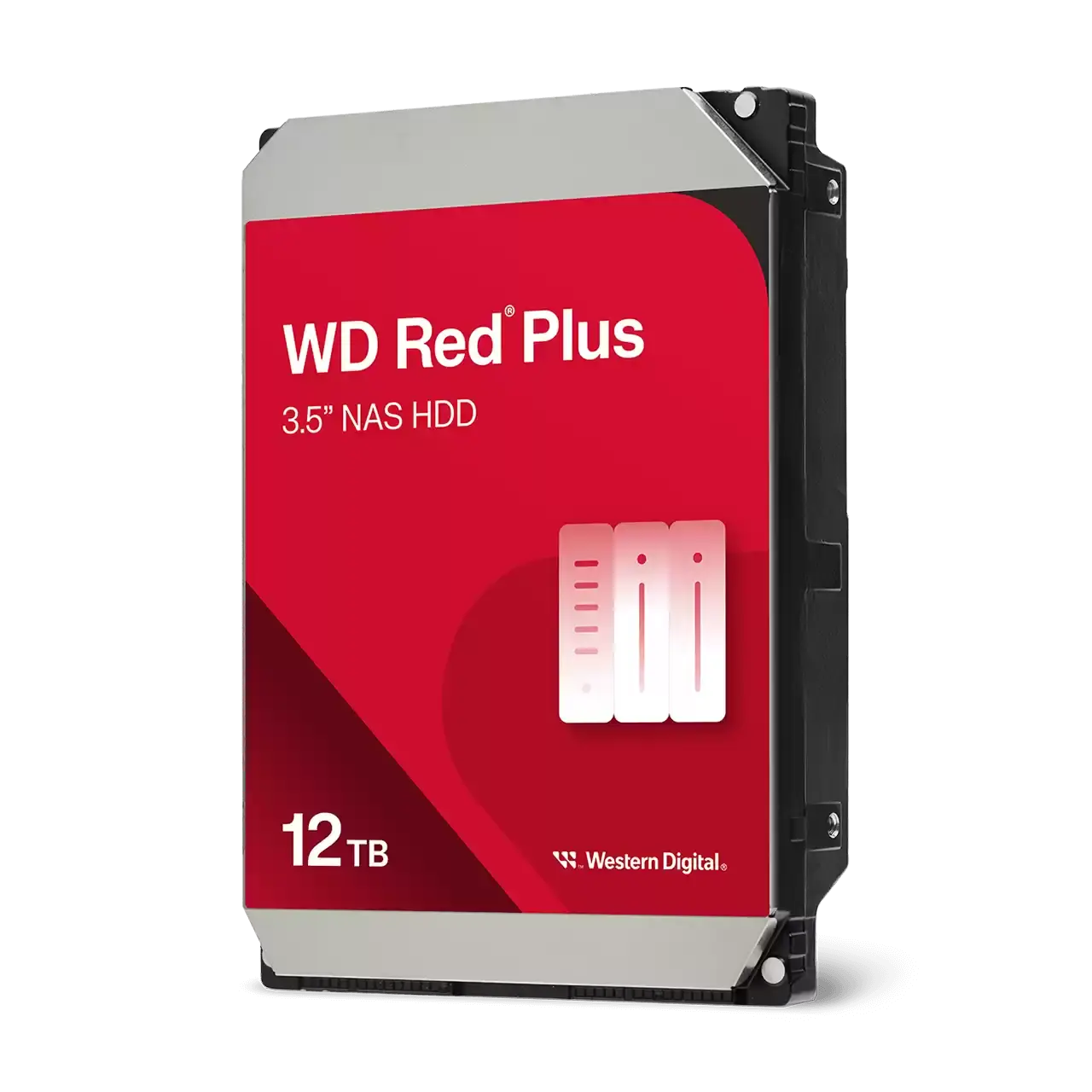 WESTERN DIGITAL RED PLUS, 12TB NAS, 3.5", 512MB, 7200RPM