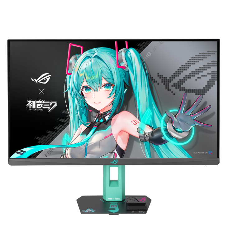 ASUS ROG STRIX XG27ACMEG-G HATSUNE MIKU EDITION - 27" FAST IPS, WQHD(2560X1440), 260 HZ, 1MS, G-SYNC COMPATIBLE, FREESYNC PREMIUM