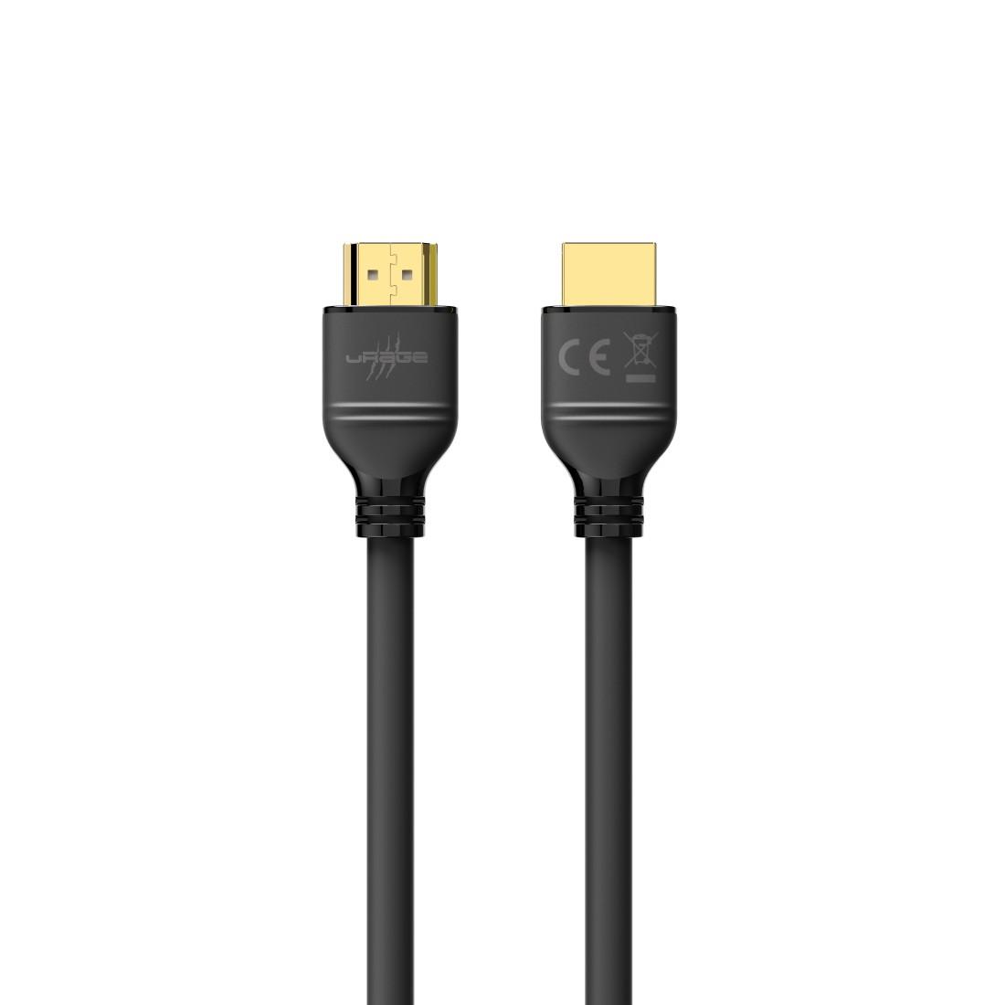 URAGE ULTRA-HIGH-SPEED HDMI™ CABLE, CERTIFIED, 8K, GOLD-PLATED, 2 M