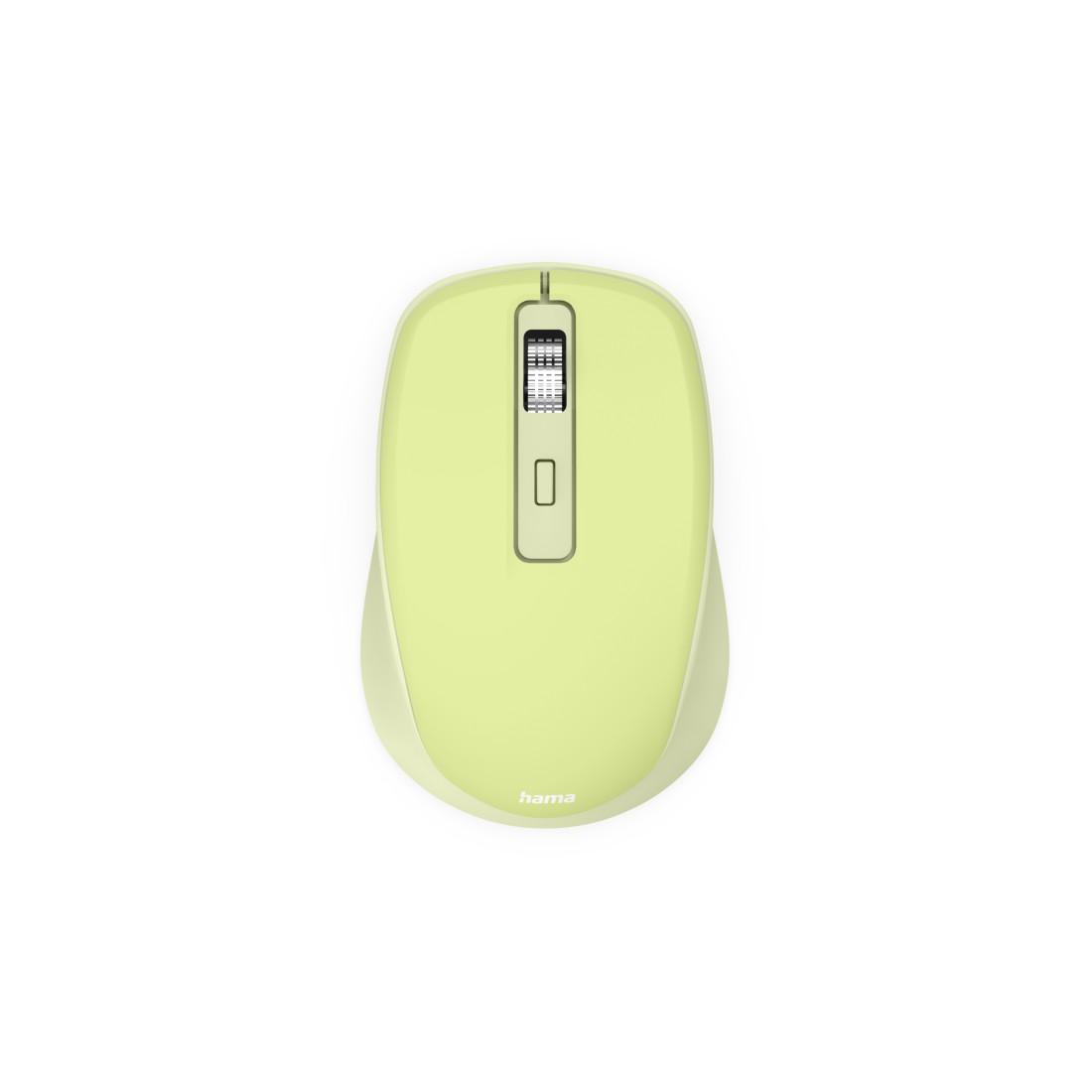 HAMA “WM-450” MULTI-DEVICE MOUSE, WIRELESS, RADIO/BLUETOOTH®, 7 BUTTONS, GREEN