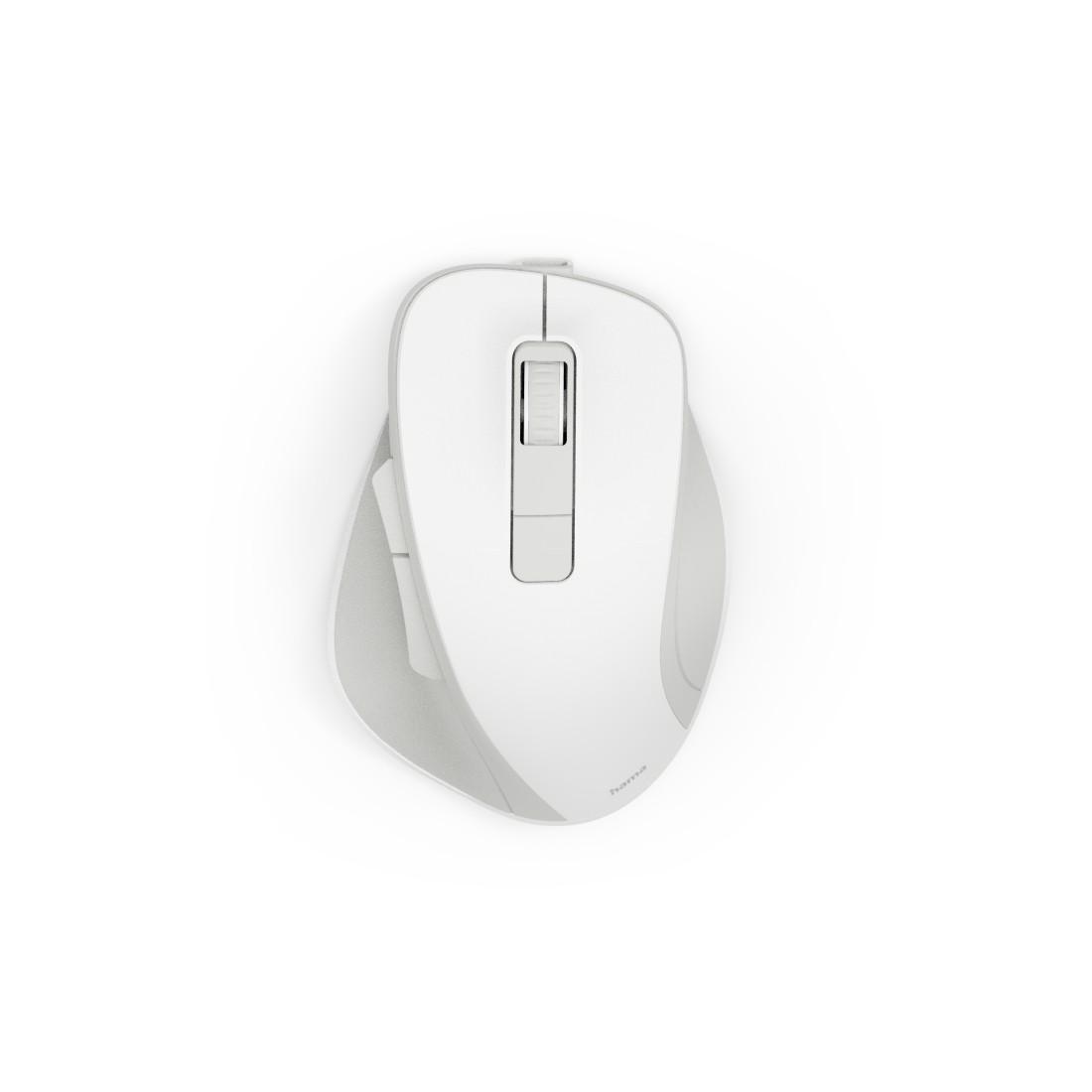 HAMA “WM-500” WIRELESS MOUSE, ERGONOM., 6 BUTTONS, W/O CLICK NOISE, BATTERY, WH