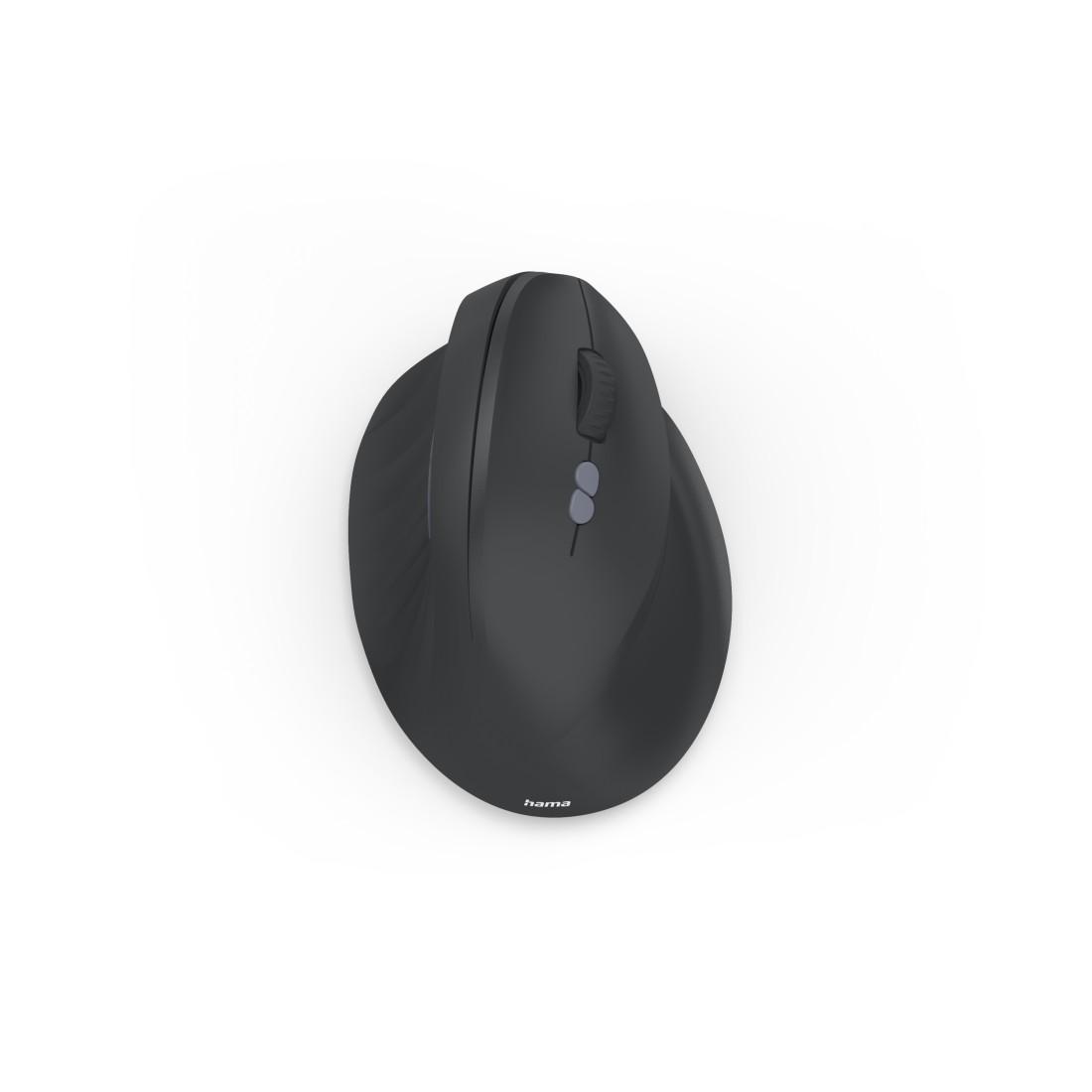 HAMA “EWM-500R” ERGONOMIC VERTICAL MOUSE, RADIO, OPTICAL, 7 BUTTONS, BLACK