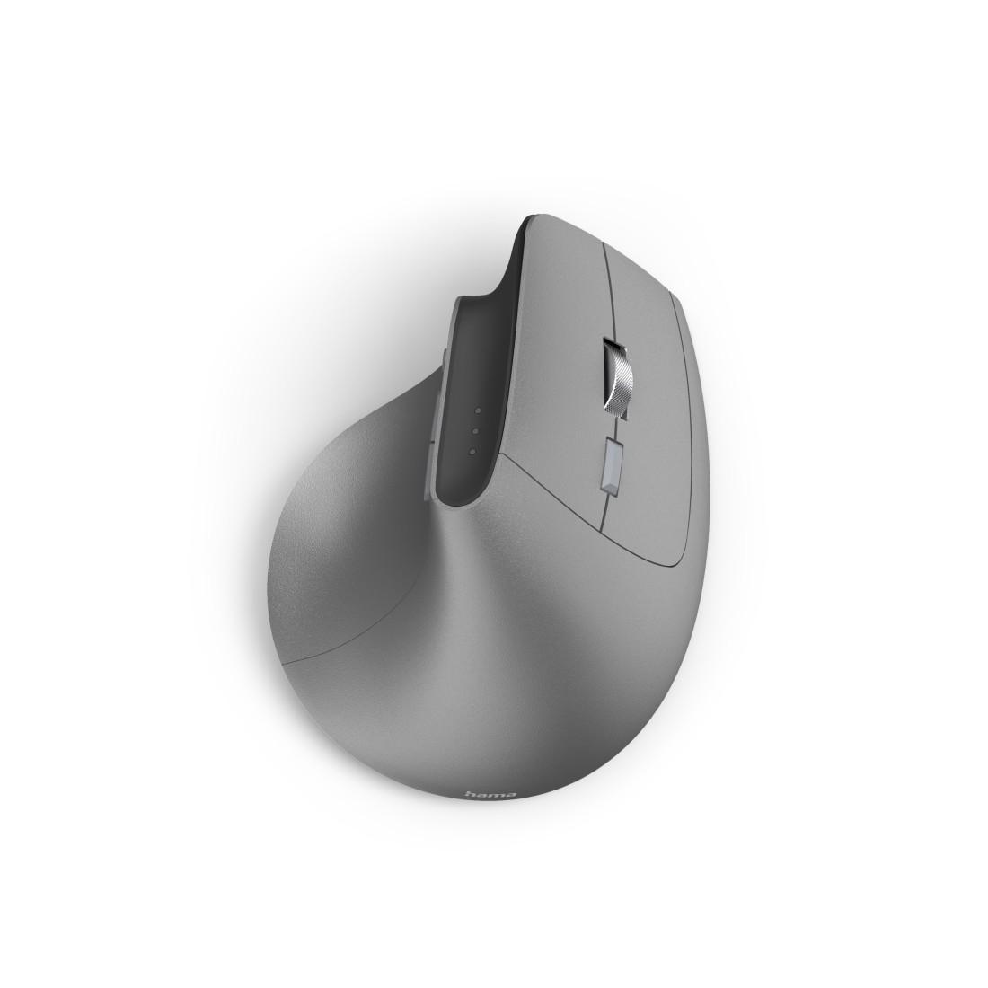 HAMA "EWM-700R" ERGONOMIC VERTICAL MOUSE, MULTI-DEVICE, WIRELESS, BATTERY, ANTH.
