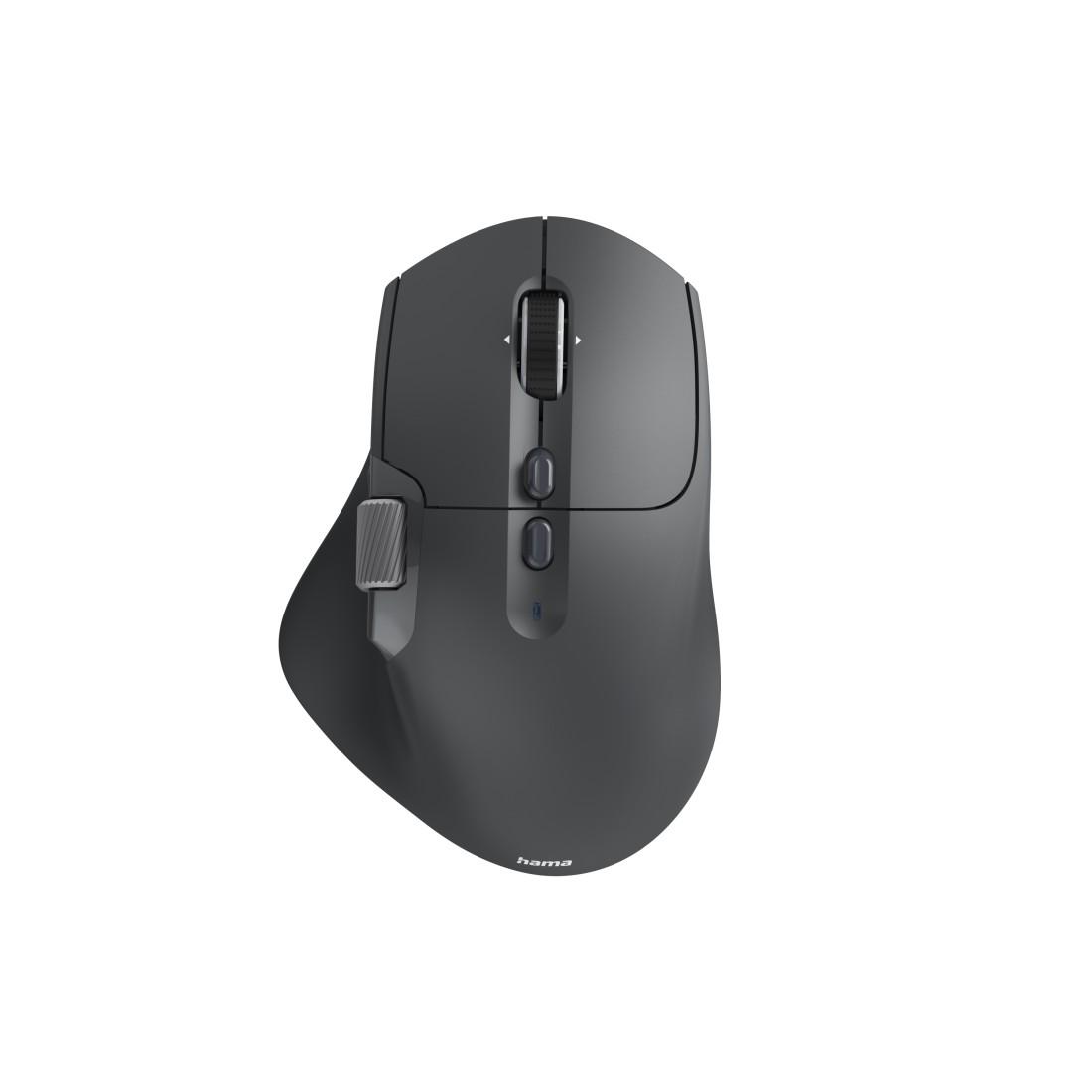 HAMA “WM-900” MULTI-DEVICE MOUSE, ERGONOM., RADIO/BLUETOOTH®, BATTERY, RGB, BLK
