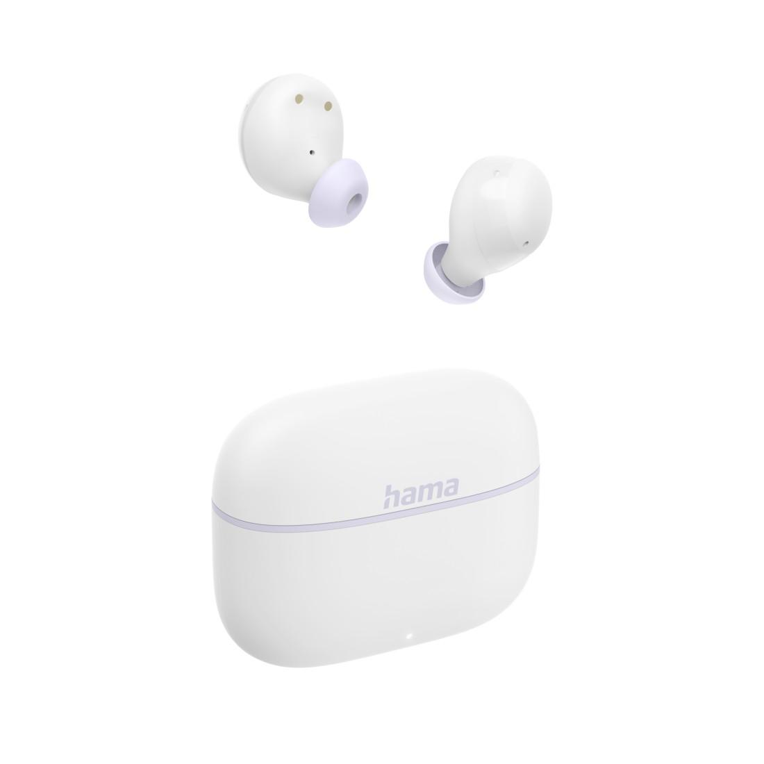 HAMA “FREEDOM BUDDY II” BLUETOOTH® HEADPHONES, TWS, EARBUDS, VOICE CONTROL, WHT