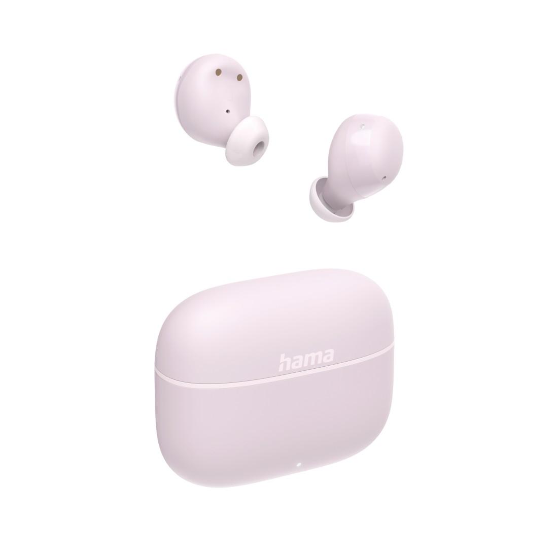 HAMA “FREEDOM BUDDY II” BLUETOOTH® HEADPHONES, TWS, EARBUDS, VOICE CONTROL, PINK