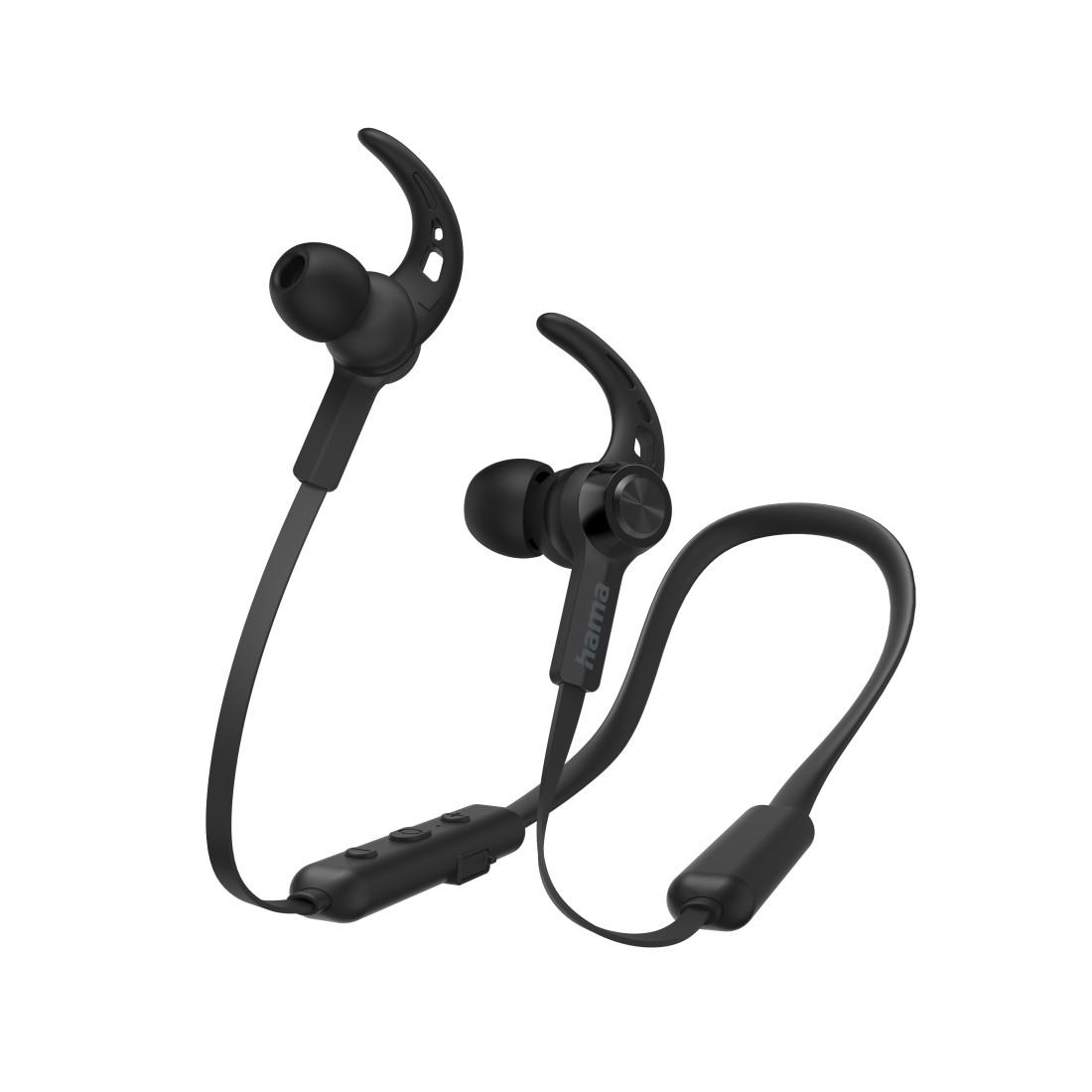 HAMA "FREEDOM NECK III" BLUETOOTH® HEADPHONES, IN-EAR, MICROPHONE, EAR HOOK, BLA