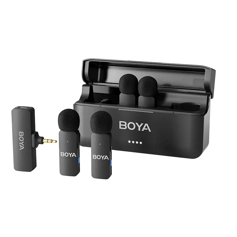 4-CHANNEL MINI WIRELESS MICROPHONE BOYA BY-V4