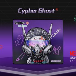 GAMING PAD A4 BLOODY BP-45W CYPHER GHOST 450 X 400 X 5MM
