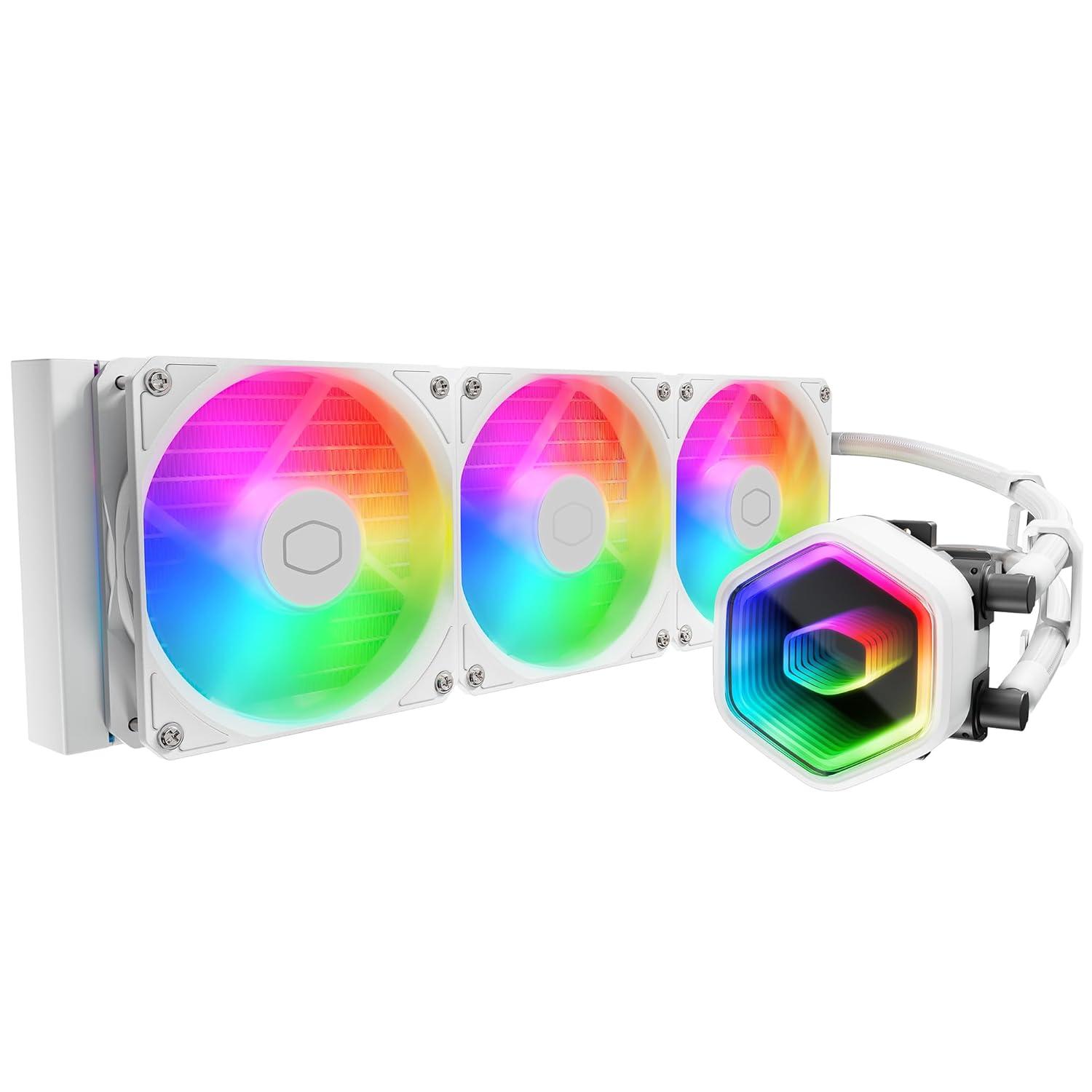 CPU AIO COOLER MASTER MASTER LIQUID 360 CORE II WHITE ARGB