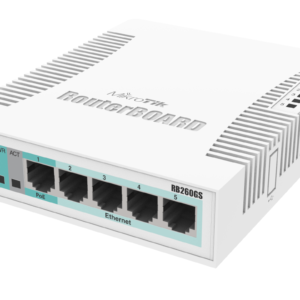 SWITCH MIKROTIK RB260GS CSS106-5G-1SR2, 10/100/1000MBIT, 128 KB, POE, SWOS